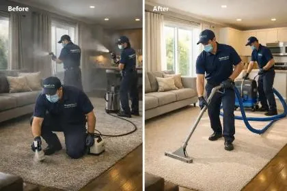 carpet transformation with expert cleaning