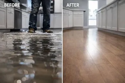 kitchen floor cleaning