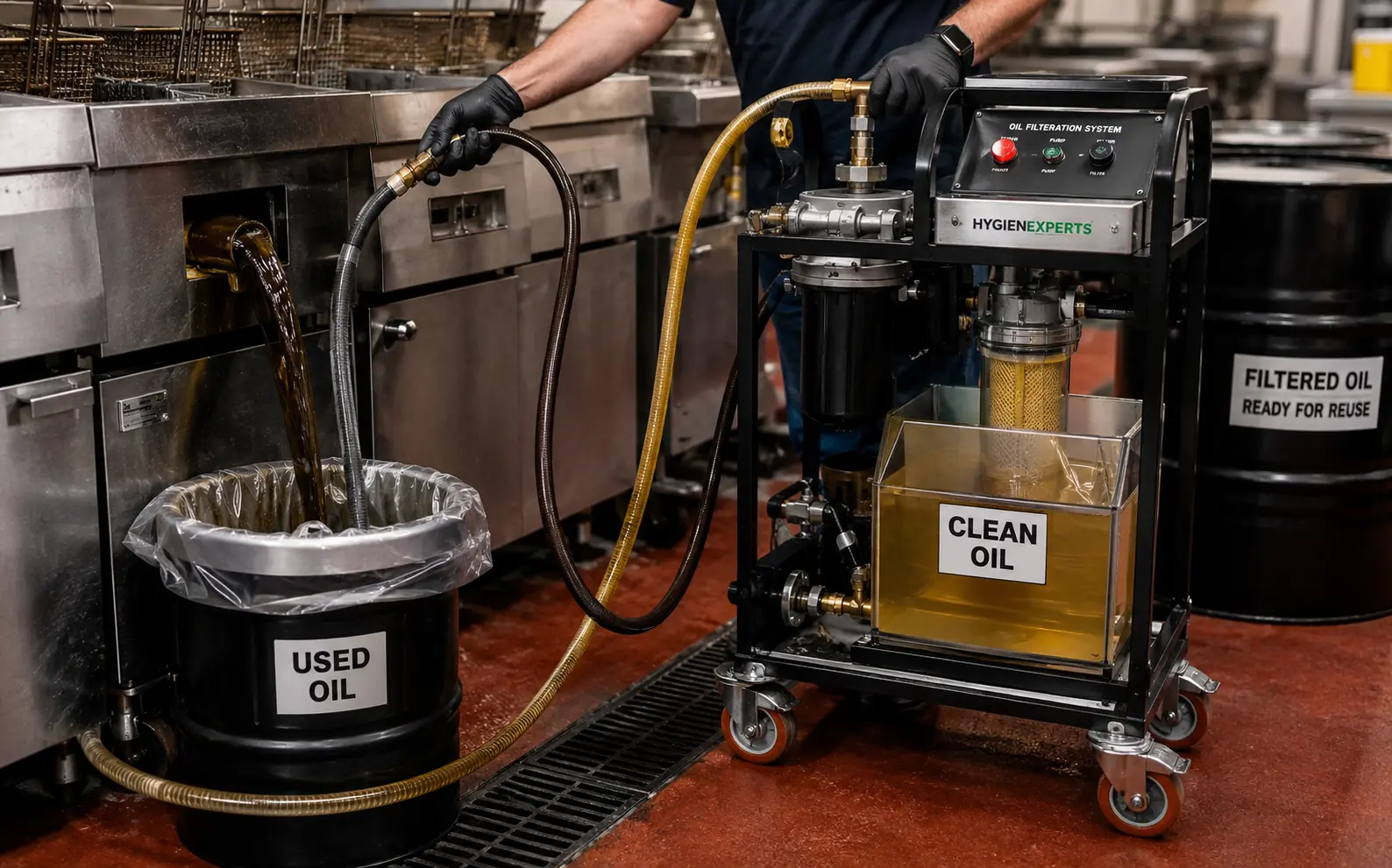 Cooking oil change and waste-oil disposal service for Sydney commercial kitchens